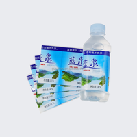 Étiquette personnalisée pour bouteille d'eau en plastique de moins de 500 ml, impression de marque, Eau Splendide