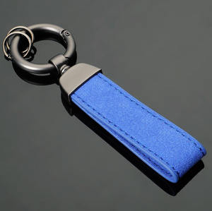 سلسلة مفاتيح جلدية معدنية بشعار أزرق تلقائي AMG BMW M R Sline، حلقة مفاتيح للخصر، حامل مفاتيح - Product Image 4