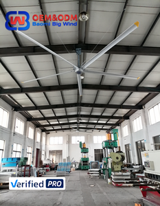 Ventilador Industrial HVLS de 16-24 pies, Ventilador de Techo <span class=keywords><strong>Gigante</strong></span> de Alto Volumen y Baja Velocidad para Almacenes y Ventilación de Fábricas - Product Image 1