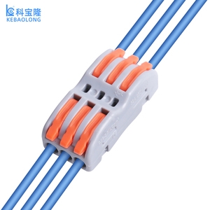 Divisor a tope tipo empuje personalizable, Conector de bloque de terminales rápido Universal para conectores de productos de cable <span class=keywords><strong>flexible</strong></span> rígido - Product Image 3