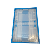 QS Conteneur De Stockage Outils En Plastique Transparent Boîtes De Rangement Bacs Écologique Pliable Injection Moderne Pliant Rectangle