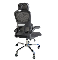 Chaise de bureau ergonomique à dossier haut, chaise de bureau en maille avec roulettes, fonction d'inclinaison, chaise pivotante à roulettes pour le bureau à domicile