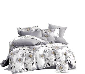 <span class=keywords><strong>3</strong></span>点セット掛け布団、ソフトマイクロファイバー寝具、プリント柄掛け布団と枕カバー2枚付き、オールシーズン対応（クイーンサイズ） - Product Image 1