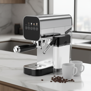 Máquina de <span class=keywords><strong>Espresso</strong></span> Totalmente Automática con Espumador de Leche, Crea Latte, Presión de 20 Bares, Control Táctil Inteligente, Todo en Uno para Uso Doméstico - Product Image 6