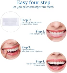 Bandes blanchissantes pour les dents à usage quotidien, kit de blanchiment dentaire pour soins bucco-dentaires, aide à éliminer les taches de café et de vin - Product Image 3