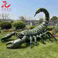 Scorpion animatronique géant, modèle d'insecte robotique Zigong avec mouvements, étanche, pour parc à thème, musée, événement d'Halloween, exposition