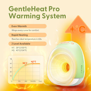 HORIGEN 加熱式搾乳器 ハンズフリー電動搾乳器 ワイヤレス充電ケース＆アプリ制御付き - Product Image 3