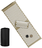 Tapis d'acupuncture écologique Oreiller d'acupuncture et boule de massage pour la relaxation et le soulagement de la douleur Tapis d'acupression extra long