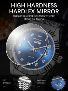 Relojes de Cuarzo Luminosos de Lujo para Hombre, Reloj Cronógrafo Deportivo, Reloj de Pulsera con Pantalla - Product Image 5