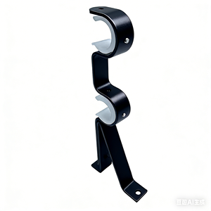 Supports de <span class=keywords><strong>tringle</strong></span> à rideau réglables 25 mm 28 mm, supports muraux en métal durables avec vis - Product Image 5