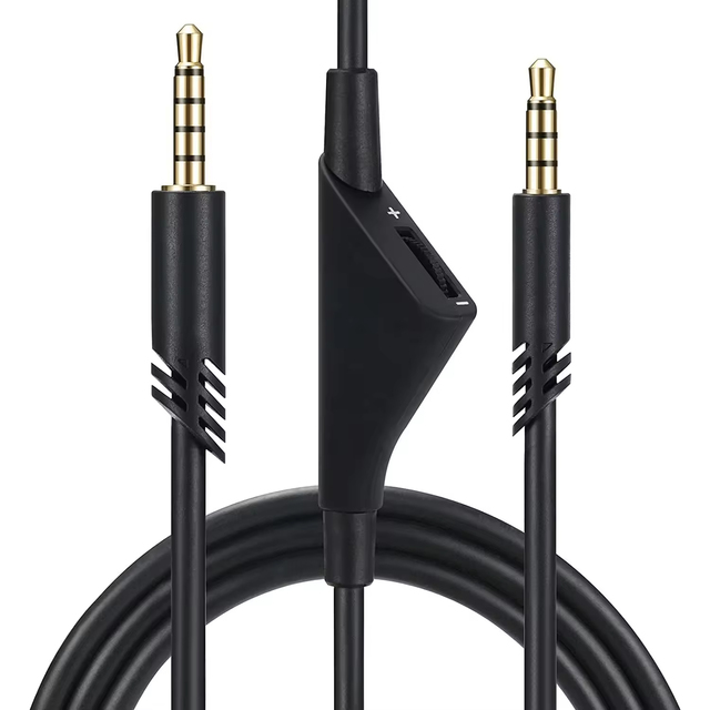 Game Extension Cable 3.5mm Jack Volume Control Audio Cable Astro A10 A40 Gaming Headphones Cable