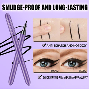 Crayon Eyeliner Liquide Violet Imperméable Personnalisé OEM ODM en Gros, Séchage Rapide, Anti-Bavures, Marque Privée - Product Image 3