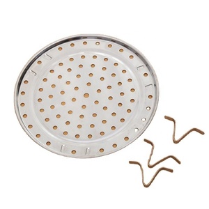 Cremagliera per cottura a vapore multifunzione in acciaio inossidabile treppiede da cucina piatto per cottura a vapore Bun Mantou per cottura a vapore scaffale per acqua Steami - Product Image 1