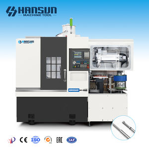 เครื่องกลึงซีเอ็นซีแบบแกนเดี่ยว HANSUN ประสิทธิภาพสูง รุ่น Outer Whirlwind Torno สำหรับงานกัดโลหะขนาดกลาง ความแข็งแกร่งสูง 3 - Product Image 1