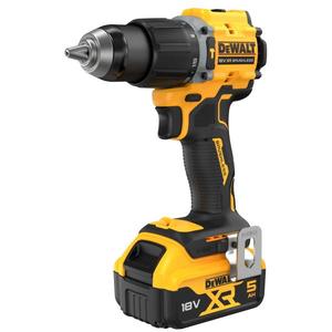 DeWalt 18V XR Brushless Cordless <b>Hammer</b> Drill 5Ah Battery Included - Product Image 1