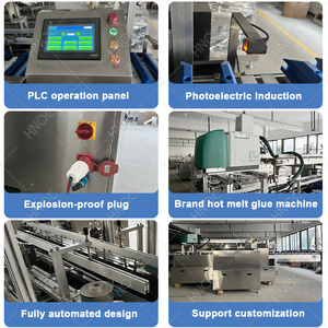 Machine entièrement automatique HNOC pour l'emballage de tubes cosmétiques et de baumes à lèvres dans des boîtes rigides - Product Image 4
