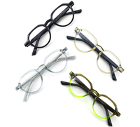 Montura de Gafas Redondas de Acetato, Estilo Clásico Vintage, para Hombre y Mujer