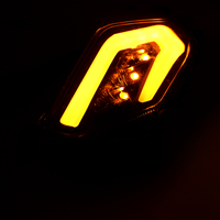 KOLMIO-LAM Compatible avec Tmax 530 T-Max530 TMAX530 T-Max 530 2012-2014 Feu arrière de freinage LED avec clignotants