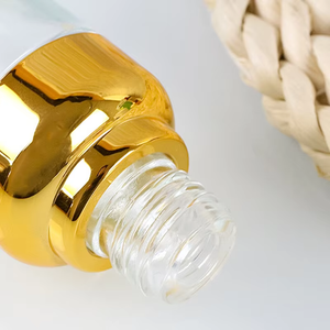 Cuentagotas de vidrio transparente al por mayor/botella de spray de bomba botella de aceite esencial de alto grado suero para el cuidado de la piel embalaje cosmético de vidrio cosmético - Product Image 4