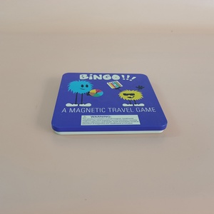 Custom Square Tin <b>Box</b> Cute <b>Metal</b> Container for Gift & Card Packaging 135*135*15mm OEM/ODM Available Wholesale Factory Direct - Product Image 4