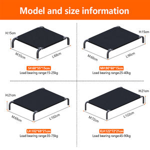 Tragbares wasch bares Hunde bett Sommer rahmen Zeltbett Luxus abnehmbares Camping Erhöhtes Hunde bett für Haustiere - Product Image 6