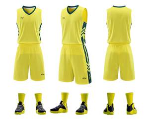 Pantalones cortos de baloncesto de buena calidad, venta al por mayor, camisetas de poliéster 100% para hombre, chaleco de baloncesto, conjunto de ropa de equipo de Jersey personalizado - Product Image 5