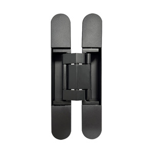 Bisagra oculta para puerta, ajustable en 3D, de aleación de zinc plateada, para puertas plegables interiores y exteriores - Product Image 3