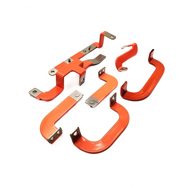 Top Quality Car Battery Connector Custom Insulated Copper Bus bar Galvanized Earth Copper Busbar for Electrical Machinery