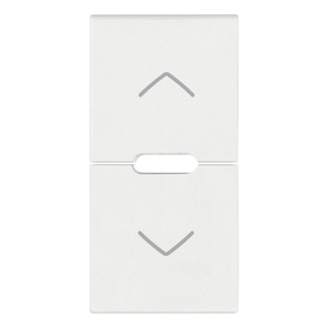 Two Half Keys 1M White Arrow Symbols Wall <b>Switches</b> 4.44 In Length 2.23 In Width 0.67 In Height - Product Image 1