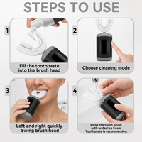Cepillo de Dientes Eléctrico Automático Ultrasónico Carepik para Adultos - Proveedor de Cepillos de Dientes Sónicos de Levitación Magnética Personalizados en Forma de U