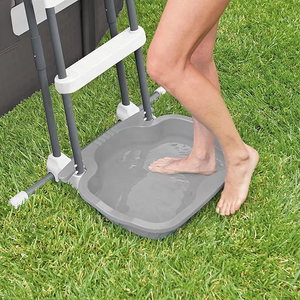 Accessoire portable antidérapant pour bain de pieds de <span class=keywords><strong>piscine</strong></span> et spa avec filtre à eau, bassine en plastique - Product Image 1