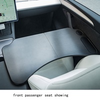 Plateau de siège de voiture - Table pliable pour volant de voiture, plateau alimentaire en carton pour voiture, plateau multifonction compatible avec Tesla Model 3 Y