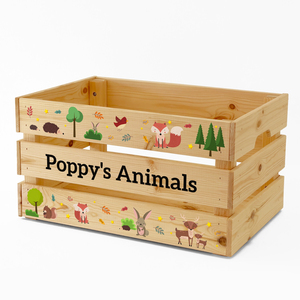 Large Square <b>Wood</b> <b>Crates</b> Box for Office Organizer Decorative Nesting Display <b>Storage</b> <b>Crates</b> for Home Decorative Office Home - Product Image 2