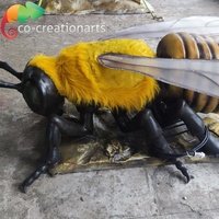 Exposition sur le thème des insectes, modèle animal 3D, simulation d'abeille