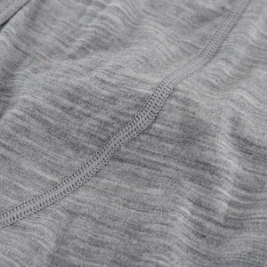 Tinta unita 100% <span class=keywords><strong>lana</strong></span> Merino Boxer breve comodo morbido e traspirante <span class=keywords><strong>maglia</strong></span> biancheria <span class=keywords><strong>intima</strong></span> da <span class=keywords><strong>uomo</strong></span> con Logo in vita - Product Image 5