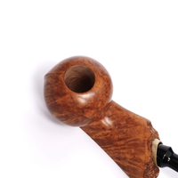 MUXIANG Pipe à tabac en bois de bruyère de style libre, forme d'œuf, classique