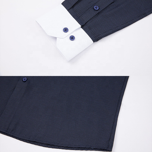 <span class=keywords><strong>Camicia</strong></span> da Uomo Daro di Alta Qualità, Formale a Quadri, con Polsino Singolo a Contrasto, Manica Lunga e <span class=keywords><strong>Colletto</strong></span> <span class=keywords><strong>Dritto</strong></span> a Punta - Product Image 3