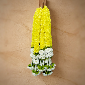Artificial Flower <b>Garland</b> with <b>Rose</b> Pearl AFF-<b>Garland</b>-8.3 Price Rs.1200/10pcs - Product Image 2