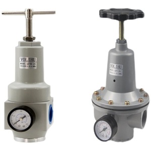 Vanne régulatrice de pression d'air VOLIHU taille 08 avec manomètre pour compresseur et systèmes de gaz - Product Image 1