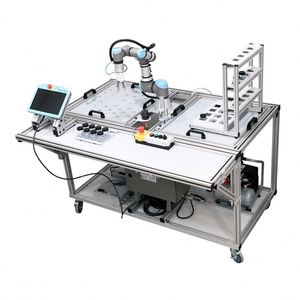 Station de travail de préhension et de placement de robots collaboratifs ONA, bras robotique universel UR5E UR10E, pince robotique SMC RTS-200, système de formation en robotique - Product Image 1