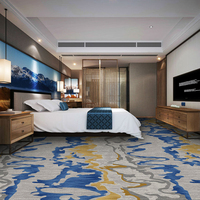 Tapis d'hôtel de luxe personnalisé en nylon anti-bactérien et résistant à l'eau, imprimé pour suites médicales, hôtellerie sanitaire, écologique