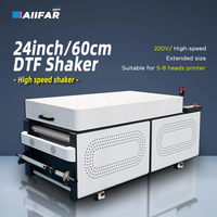 Program Pencetakan Interweave DTF Shaker dengan Kecepatan Pencetakan Lebih Tinggi, Printer Film PET DTF dengan Penggoyang Bubuk Desain Paten 60cm