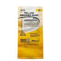 Sacs en polypropylène tissé Bopp pour sable fin, sacs de sable de 10 kg, 25 kg, 50 kg pour l'emballage de matériaux industriels, Bolsa