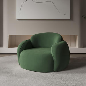 लिविंग रूम के बेडरूम की बालकनी या अपार्टमेंट के लिए पारंपरिक एकल रिक्लियर सोफा और टेबल चेयर सेट - Product Image 3