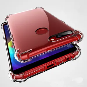 Capa transparente para celular xiaomi mi a2, capa traseira de baixo preço