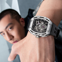 Montre mécanique squelette de luxe pour homme à mouvement automatique, collection mode 2023, modèle FW-6700