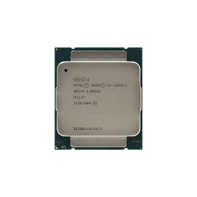 E5-2650V3 Xeon Server Processor 10 Cores 20 Threads 2.30GHz Base 3.00GHz Boost LGA 2011-3 25MB Cache 105W TDP 64-Bit