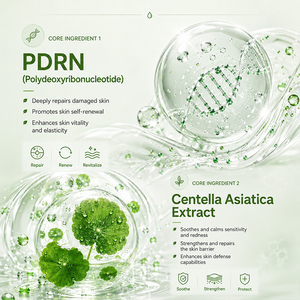 KORMESIC Private Label 35ml PDRN & Centella Asiatica Calming Essence Facial <b>Face</b> <b>Serum</b> Brightening Moisturizing Anti-Wrinkle - Product Image 5