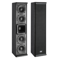 Altavoz de Columna Profesional de 4 Pulgadas, 650W, Pico de 2600W, 2 Vías, 99dB, 8ohm, Pasivo, con Tweeter de Neodimio, Sistema PA de Montaje en Pared