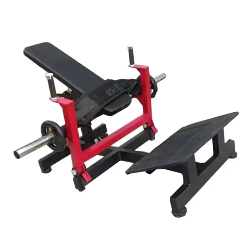 Máquina de elevación de cadera para gimnasio, equipo de Fitness, placa de empuje comercial, máquina de pegamento cargado